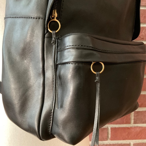 ❤️FLASH SALE❤️Madewell Lorimer Black Leather Backpack NWT - Picture 15 of 16